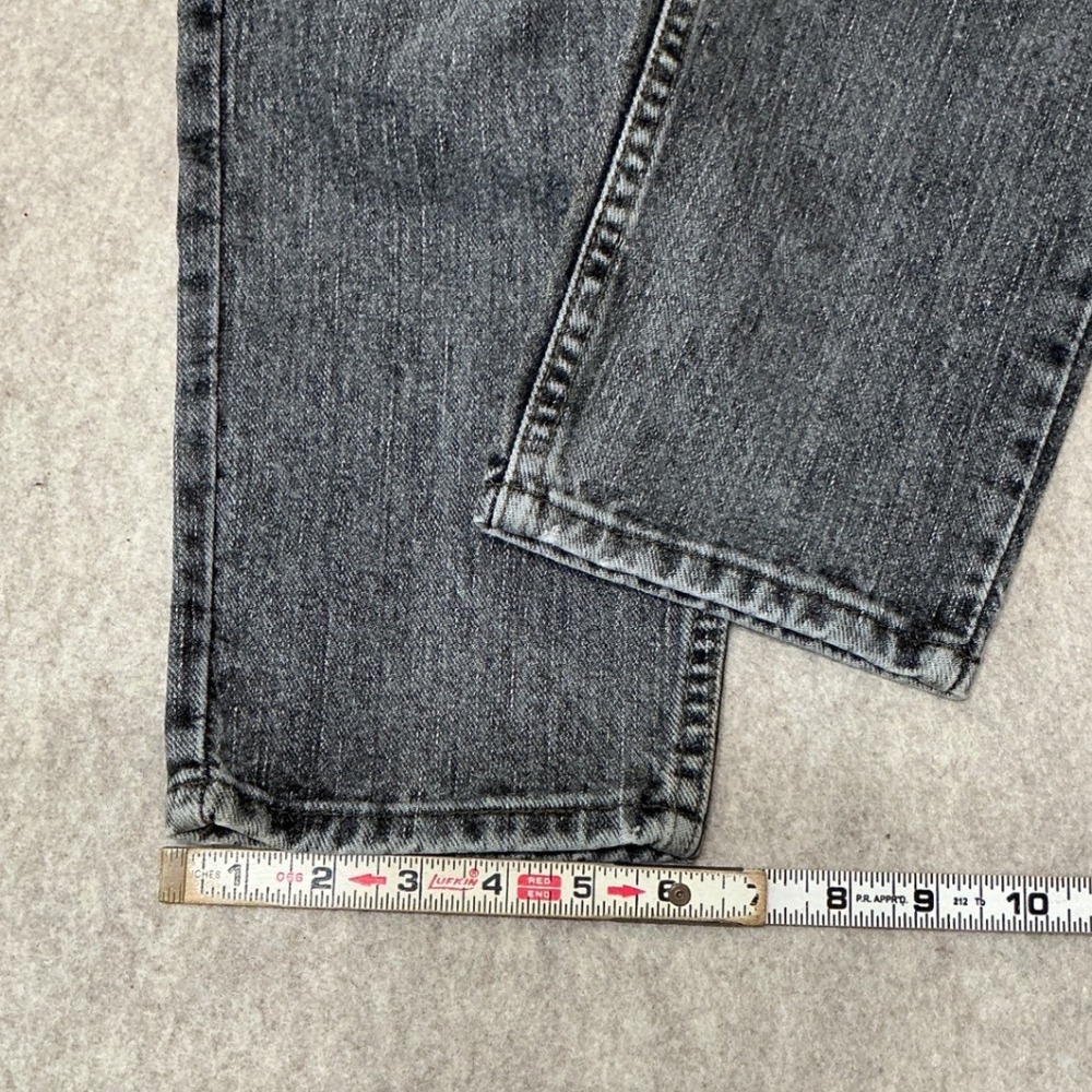 Vintage 90s Gray Levi's Jeans 550 Relaxed Fit Tapered Leg Made in USA Size 29x32 - Picture 8 of 9